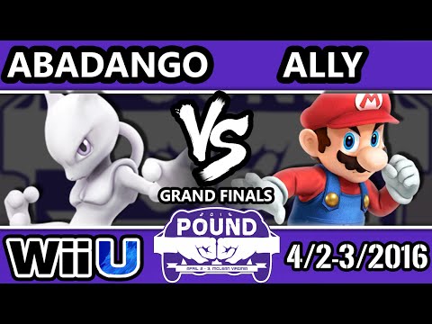 Pound 2016 - Abadango (Mewtwo) Vs. Ally (Mario) SSB4 Grand Finals - Smash Wii U - Smash 4