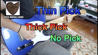 Video thumbnail for TONE BATTLE! Thin Pick vs Thick Pick vs No Pick by Robert Baker