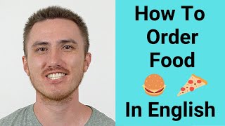 How to ORDER FOOD in English