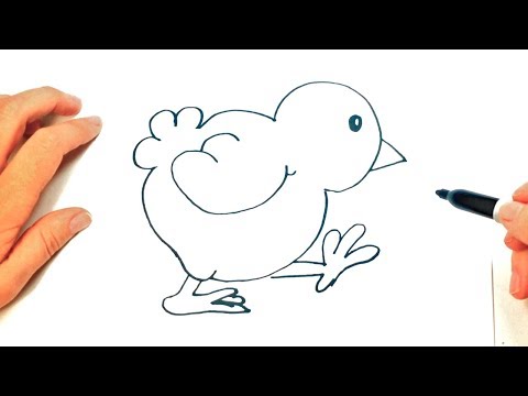 How to draw a Chick for Chick | Chick Easy Draw Tutorial ...