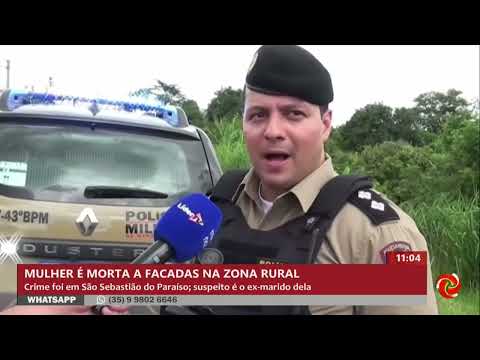 Mulher é morta a facadas na zona rural de São Sebastião do Paraíso