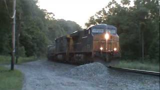 preview picture of video 'csx freight nice horn old main line mt airy md .'
