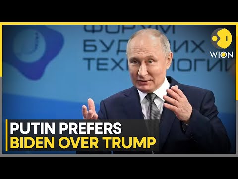 Russian President Putin says he prefers Joe Biden over Donald Trump in the White House | WION News