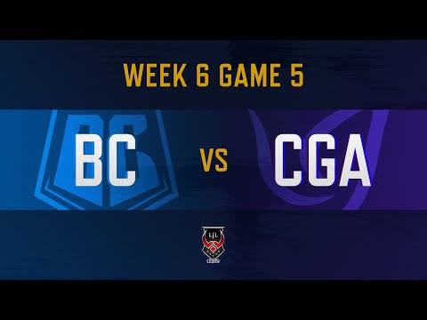 BC vs CGA｜LJL 2019 Summer Split Week 6 Game 5