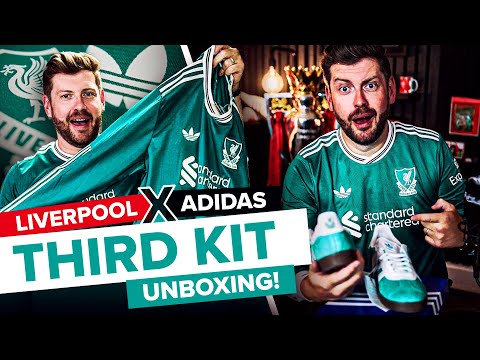 HUGE LIVERPOOL x ADIDAS 3RD KIT AND CLOTHING UNBOXING!!!