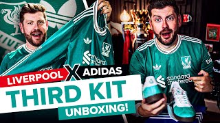 HUGE LIVERPOOL x ADIDAS 3RD KIT AND CLOTHING UNBOXING!!!