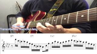 Chuck Loeb's solo "Silhoulette" cover by Hoonchul Jang