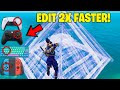 The SECRET Setting To Edit 2X FASTER On Fortnite Console PC