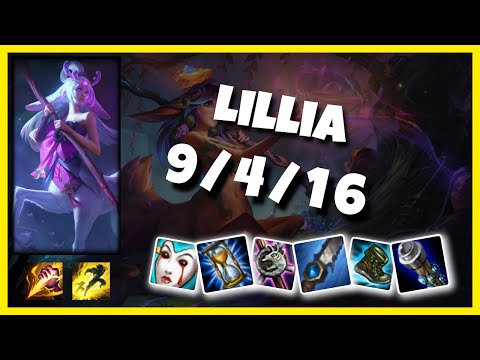 NA Challenger Lillia JUNGLE (9/4/16) vs GRAVES Gameplay Replay - Patch 10.20