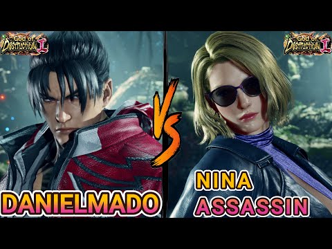 Danielmado (Jin) vs Nina Assassin (Nina) | Tekken 8 – high level gameplay