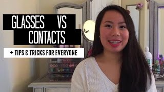 Glasses VS Contacts | My favorite tips and other info you need to know