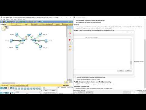 PKT 6.2.3.7 - Troubleshooting a VLAN Implementation   Scenario 1