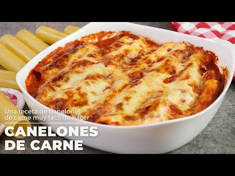 Como hacer canelones de carne, muy fáciles y ricos, recetas navideñas | Katastrofa La Cocina