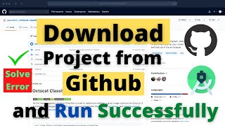 Download Android Project from Github and Run in Android Studio | Beginners | Hindi