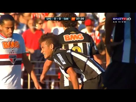 Neymar Vs São Paulo (A) Paulistão 2011 | 720p