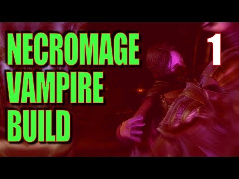 Skyrim Necromage Vampire Build Walkthrough Part 1: Introduction to Vampirism + Vampire Power Start