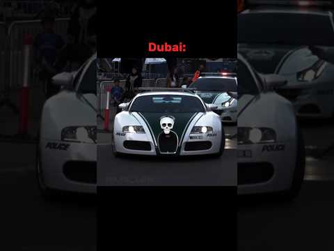 Other countries police cars Vs dubai police car 💀