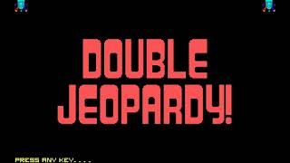 DOS Game:  Jeopardy 2nd version (1988 ShareData Inc.)
