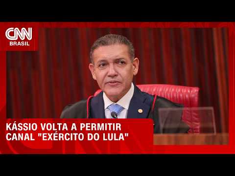 Kássio Nunes volta a permitir canal “Exército do Lula”; abertura será liberada em 48 horas | CNN 360