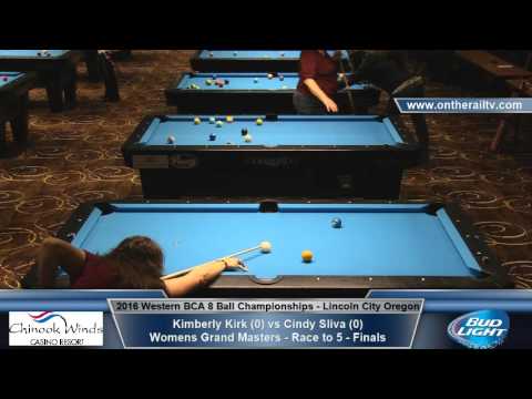 2016 WBCA 8 Ball - WGM Finals - Kirk vs Sliva
