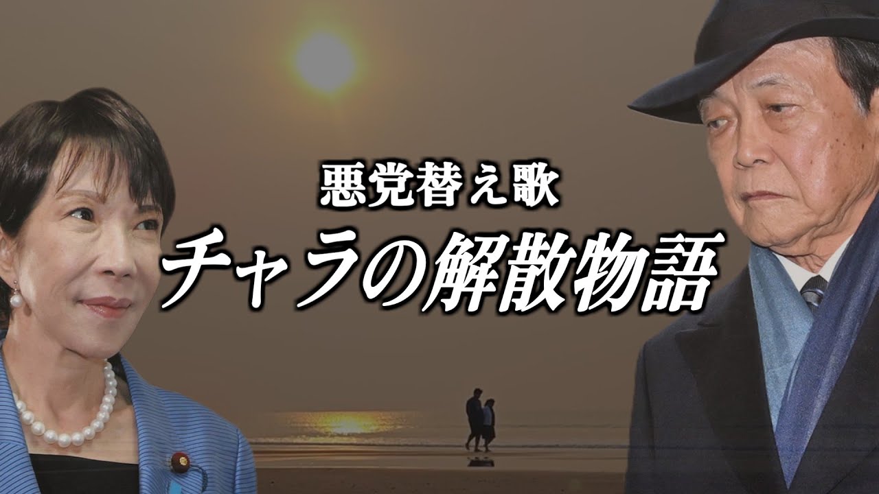 【替え歌】チャコの海岸物語 - サザンオールスターズ 自民党あるある #衆院解散