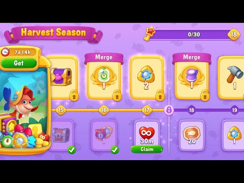 @Fishdom Hard Level 12234 - Hard Level 12240. Harvest Season Level 17 🔓
