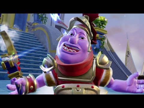 Skylanders Superchargers (Wii U) Walkthrough Part 4 - Bowser Vs. Lord Stratosfear (2 Player)