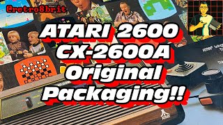 Unboxing an Atari 2600 CX2600A with original packaging