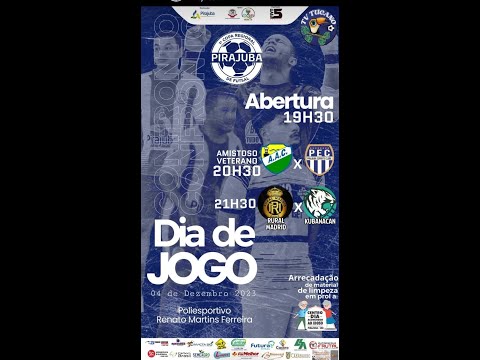 1ª SEMIFINAL DA COPA REGIONAL DE FUTSAL DE PIRAJUBA/MG !!!