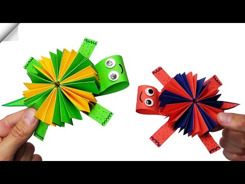 3d paper turtle Moving paper toys
