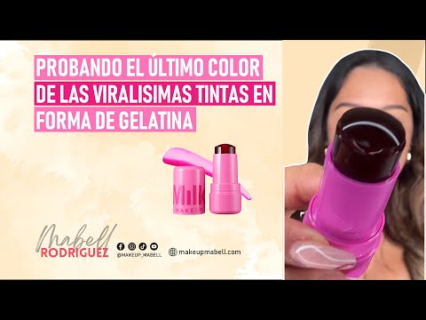 Probando el último color de las viralisimas tintas en forma de gelatina 😰😨