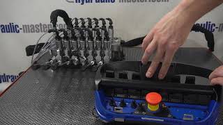 Distributeur hydraulique Walvoil DPX 100 Post-compensated 8 Functions + Scanreco RC 400 G2B Maxi pour grue auxiliaire de chargement | Image 5 - Autoline