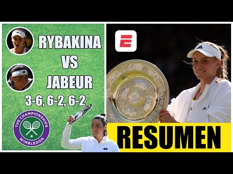Video: Yelena Rybakina ganó Wimbledon por primera vez