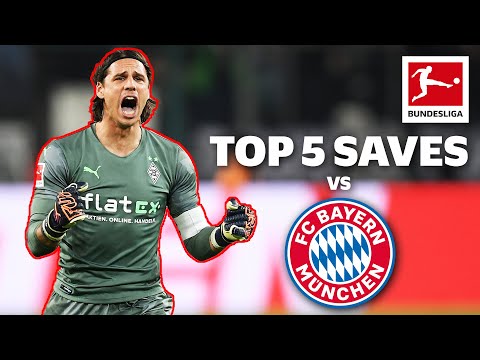 Yann Sommer - Top 5 Saves vs FC Bayern München