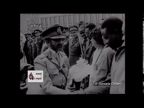 Emperor Haile Selassie I In Romania In 1964