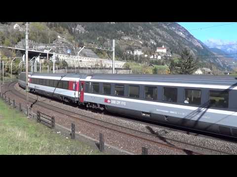 Gotthard Bahnverkehr am 20.10.12 - "SNCF 141 R 568 Teil 1"