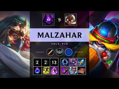 Malzahar Mid vs Corki - EUW Challenger Patch 25.14