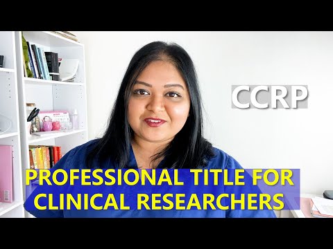 What Professional Title Can Clinical Researchers Get? CRP (Clinical Research Professional) SOCRA