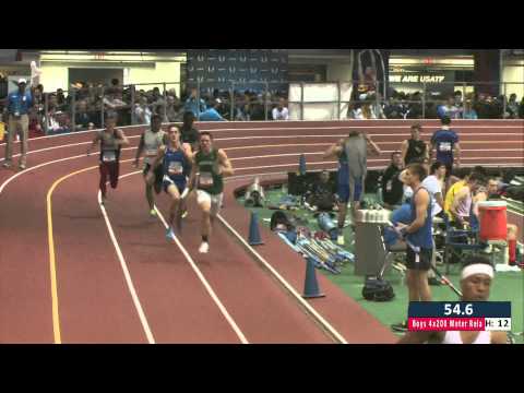 Boys 4x200m Relay EE Section 12 - New Balance Nationals Indoor 2014