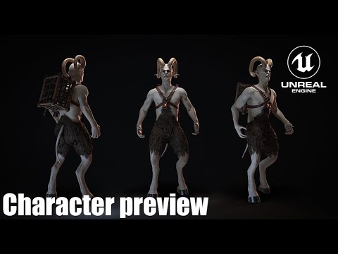 Krampus Demon character preview