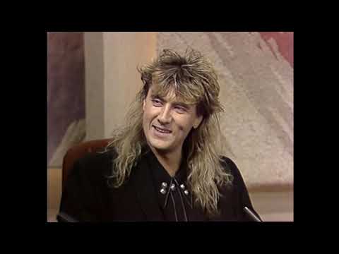Joe Elliot of 'Def Leppard' interview, Ireland 1989