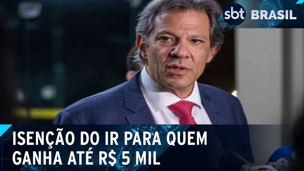 Haddad anuncia isenção do IR para quem ganha até R$ 5 mil | SBT Brasil (27/11/24)