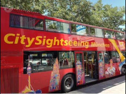 City Sightseeing Munique Ônibus / Stadtrundfahrt München Bus / Ruas de Munique / Straßen von München