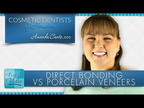 Dentist in Houston Explains Dental Bonding VS Porcelain Veneers