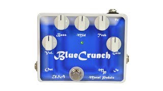 Video thumbnail for Metal Pedals Blue Crunch by Prymaxe