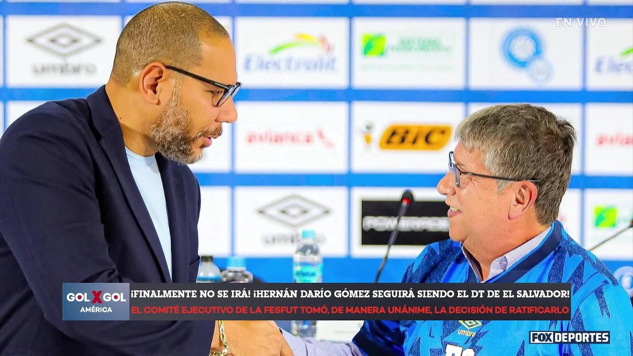 SE QUEDA EL 'BOLILLO' | Hernán Darío Gómez seguirá al mando de El Salvador | GolXGol