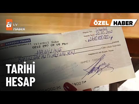 ÖZEL HABER - Çeki veren de alan da unutmuş! - atv Ana Haber 4 Aralık 2025