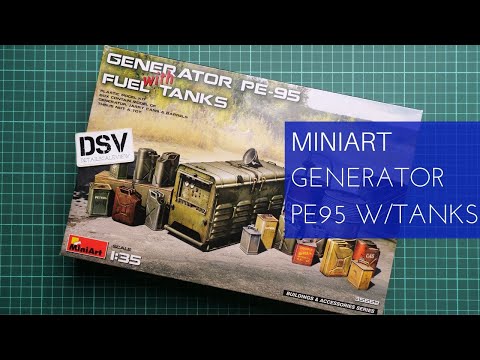 Miniart 1/35 Generator PE-95 with Fuel Tanks (35662) Review