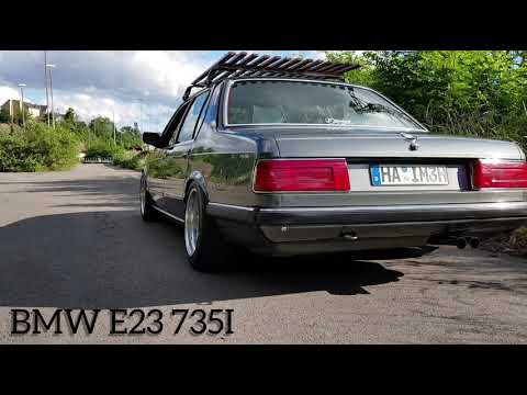 BMW e23 735i Sound and short acceleration