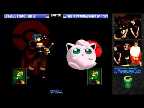 CT GamerCon 3 SSBM - Kalvar/2saint (Red) vs. GWM420/Ses (Green) - Melee Doubles WQF